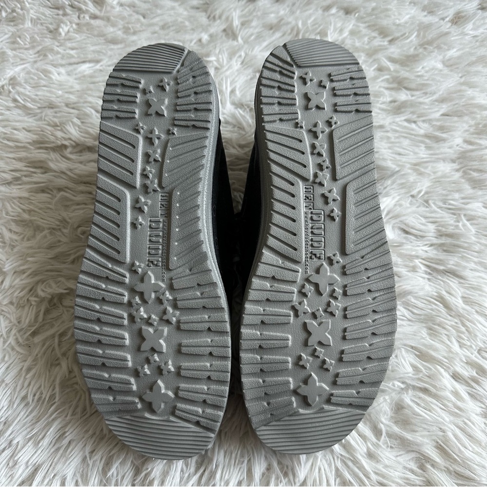 Hey Dude Mens Wally Oceano Gray Loafers New In Box Size 8 - Picture 6 of 7